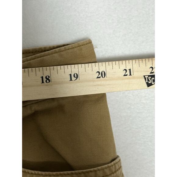 Carhartt Mens Relaxed Fit Rugged Flex Brown Khaki Work Pants size 40x32(30) EUC - Picture 5 of 7